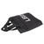 Fishing Rod Case Foldable 1.5m Canvas and Metal Fishing Rod Bag for Outdoor Fishing Tackle Black