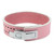 Weight Lifting Belt Adjustable Cowhide Powerlifting Lever Gym Belt for Deadlifts Pull Ups Weightlifting Rowing Pink