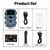 4K 60MP WiFi Trail Camera Night Vision Waterproof Hunting Camera with 2 Inch Screen for Outdoor Wildlife Monitoring