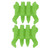 1 Pair Rubber Archery Bow Limbs Vibration Damper Dampener Crab Shaped Stabilizer For Split Limb Compound Bows Green