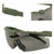 Windproof Sandproof Military Goggles Tactic Glasses Anti Impact Shooting Eye Protection(Military Green )