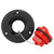 ABS Plastic Boat Deck Fill/ Filler Port Gas Fuel Tank with Key Cap for Yacht Motor Homesblack