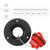 ABS Plastic Boat Deck Fill/ Filler Port Gas Fuel Tank with Key Cap for Yacht Motor Homesblack