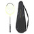 Carbon Fiber Badminton Racket High Strength Lightweight Badminton Racquet for Backyards Gym Yellow
