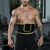 Unisex Waist Trimmer Belt Nano Sliver Coating Sweat Sauna Wrap Weight Loss Fat Burner(Yellow M)