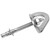 Expansion Screw Piton Stainless Steel for Rock Climbing Carving Hanging Nut Hanger M8