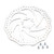 Bike Disc Brake Alloy Steel 160mm Threaded Hubs Bicycle Rotor Accessories for Mountain Folding Bikes