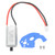 RC 050 66T Brushed Motor with Motor Mount for Axial SCX24 AXI90081 AXI00001 AXI00002 1/24 RC Car Upgrade Parts Blue