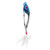 Zinc Alloy Rotating Feather Hook Sequin Lifelike Artificial Bait Fishing Lure Swimbait AccessoryBlue