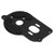 RC Aluminum Alloy Motor Fixing Mount Heat Sink Plate for LOSI MiniT 2.0 2WD 1/18 RC Truck(Black )