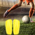 Breathable Soccer Sport Leg Guard Protector Football Shin Brace Pads for Adults Teenager Competition TrainingYellow