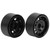 2pcs Professional RC Crawler Metal Beadlock Wheel Hub RC Car Accessories 12 Holes 1.9 InchBlack