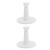 2PCS Adjustable Height Golf Tees Training Sports Accessory White