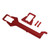 RC Alloy Upper Chassis Replacement High Strength Exquisite Upper Chassis Plate for Traxxas LaTrax Teton 1/18 RC Car Red