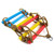 Rope Ladder for Kids Climbing Ladder Hanging Rope Ladder with Hooks for Play Set Outdoor Tree House Playground Colorful