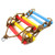 Rope Ladder for Kids Climbing Ladder Hanging Rope Ladder with Hooks for Play Set Outdoor Tree House Playground Colorful