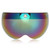 Helmet Visor Windproof Sandproof Retro Style Motorcycle Helmet Visor with Adjustable Buckle Colorful