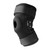 Black Knee Brace Breathable with Hook Loop Fastener Knee Support Brace for Gym School Sporting