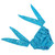 Girls 3pcs Swimwear Top Panties Mermaid Tail Swiming Costume Monofin Flippers Swimsuit (130)