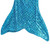 Girls 3pcs Swimwear Top Panties Mermaid Tail Swiming Costume Monofin Flippers Swimsuit (130)
