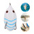 Artificial Lifelike Fishing Lures Silicone Frog Shape Soft Baits Tackle Accessory(white)
