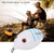 Artificial Lifelike Fishing Lures Silicone Frog Shape Soft Baits Tackle Accessory(white)
