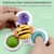 Baby Suction Cup Rotating Top Toy Baby Bath Toys Table Sucker Gameplay Early Learner Rotating Top Toy