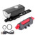 Bike Lights Set USB Rechargeable High Brightness Lighting Bike Black Headlight Red Tail Light for Night Riding