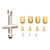 RC 10mm Brass Hex Extension Prevents Shaking Easy Installation RC Car Brass Combiner Set Wheel Hex Hub Adapter