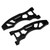 2pcs Front Lower Suspension Arm Aluminum Alloy Rustproof High Strength for Karton 6S 1/8 RC CarBlack