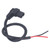 2PCS Electric Bike Power Cord T Type Charging Power Cable Accessories 1.5mm² for Electric Scooter