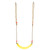 EVA Soft Adjustable Board Swing Seat with Rope Children Fitness Hanging Swing Chair Toy(Yellow)