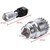 5pcs Repair Tools Kit Freewheel Removal Wrench + Crank Puller Extractor + Sprocket Lockring Remover + Bottom Bracket Removal + Chain Splitter with Bike Spoke Wrench