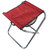 Outdoor Portable Folding Stool Aluminium Alloy Train Painting Camping Folding Stool Plus Size Red