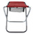 Outdoor Portable Folding Stool Aluminium Alloy Train Painting Camping Folding Stool Plus Size Red