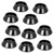 10pcs Aluminum Alloy Screw Shim Upgrade Spare Parts Fit for MND90 MN99 MN91 FJ45(Black )