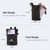 Magnesium Powder Storage Bag Climbing Chalk Bag with Brush for Bouldering Weightlifting