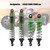 4pcs RC Car 90-108mm Aluminium Shock Absorber for FS 53633 51805 51806 1:10 Truck (Green)