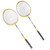 205 Badminton Racquet Split Iron Alloy Badminton Racket Set for Amateur Elementary Training Outdoor Backyards Playground Gym