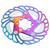 Mountain Bike TitaniumPlated Cooling Disc Brake Rotor 6 Nails Cycling Accessories(140mm 5.5in )