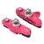 1 Pair Road Bike Brake Pads Folding Bicycle Brake Blocks Shoes Cycling AccessoriesRed