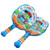 2pcs Light Weight Inflatable Children Badminton Racket Sports Toy   1pcs Inflatable Ball