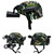 Airsoft Paintball Fast Helmet with Flashlight Telescope Strobe Light for Outdoor Training Hunting