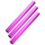 3pcs Aluminum Alloy Electroplating Relay Batons Track and Field Sprint Match BatonsPurple