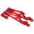 Adjustable Metal Rear Wing Mount Set for Arrma 1/8 Remote Control Car Upgrade AccessoriesRed
