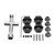 14mm Wheel Hex Hub Kit Aluminum Alloy Universal Upgrade Wheel Hex Adapter for ARRMA Senton 1/10 RC Car Black
