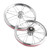 14in V Brake Three Speed Change Bicycle Motocross Wheelset Front 2 Rear 5 Bearing Hubsilver