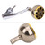 38MM All Metal Fishing Wheel Handle Modification Power Knob Reel for 2000-6000 Model Spinning Reels(Café d'or )