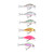 6pcs 4.3g 5cm Minnow Fishing Lure Multilayer Paint Processing Artificial Fishing Bait