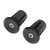2pcs Handlebar Plug Aluminium Plastic Light Weight Bike Bar End Plug for Mountain Bikes Road Bikes Black